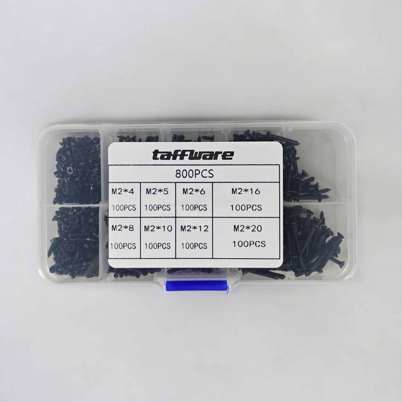 Gambar produk Taffware Sekrup M2 Self Tapping Screw Carbon Steel 4-20mm 800 PCS - V80
