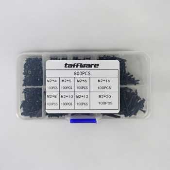 Gambar produk Taffware Sekrup M2 Self Tapping Screw Carbon Steel 4-20mm 800 PCS - V80