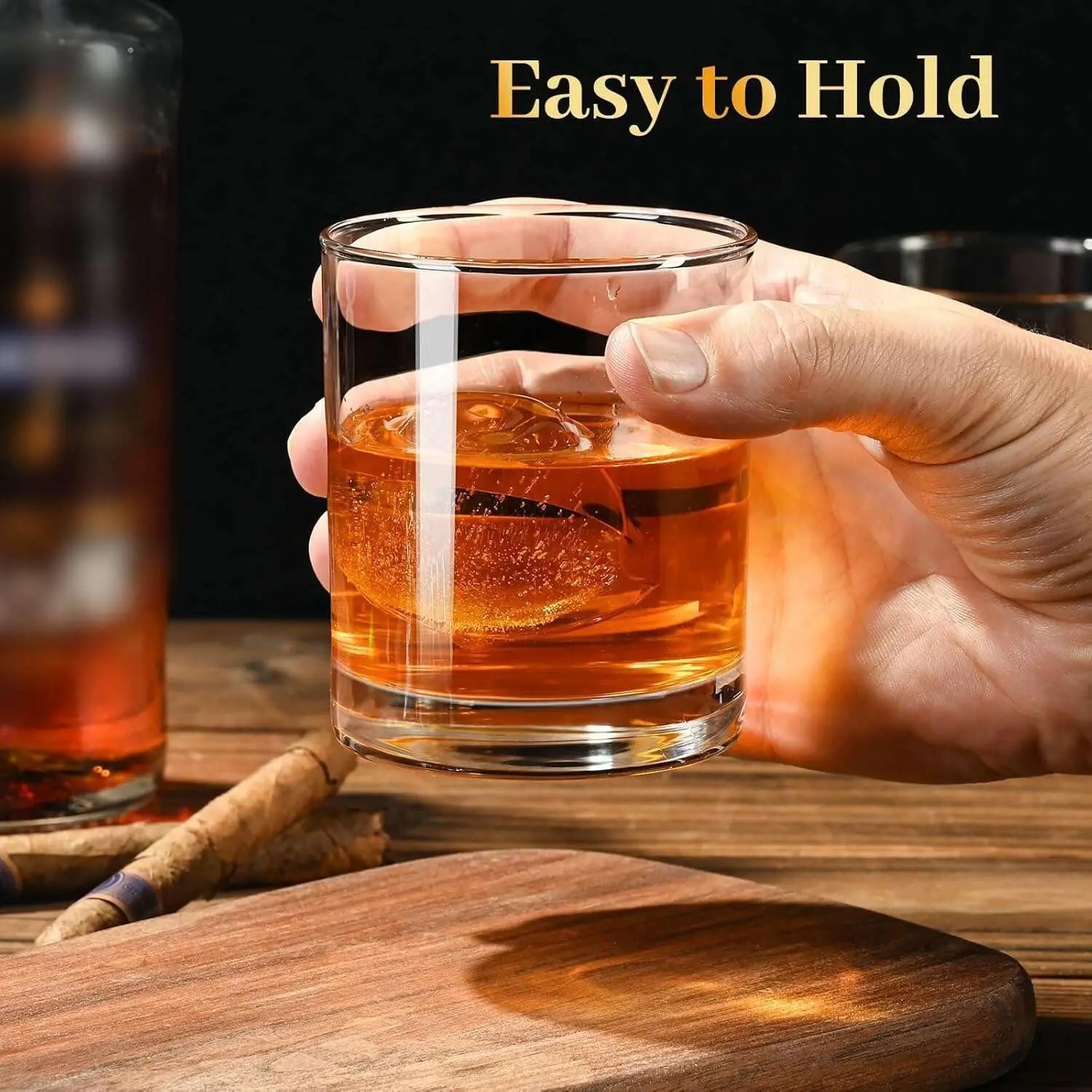 Gambar produk WEIN Gelas Whisky Cocktail Japanese Style Rock Glass 400ml - W300