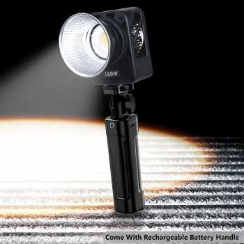 Gambar produk LIYADI Lampu Studio Fotografi COB 3in1 Color TFT 150W with Battery