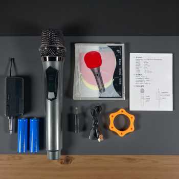 Gambar produk FMA Mikrofon Karaoke Wireless Cardioid Microphone 2.4GHz 800mAh - SU602