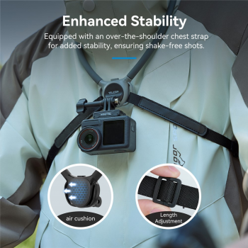 Gambar produk TELESIN Holder Leher Kamera HP Neck Mount with Magnetic Phone Holder - SE2.0