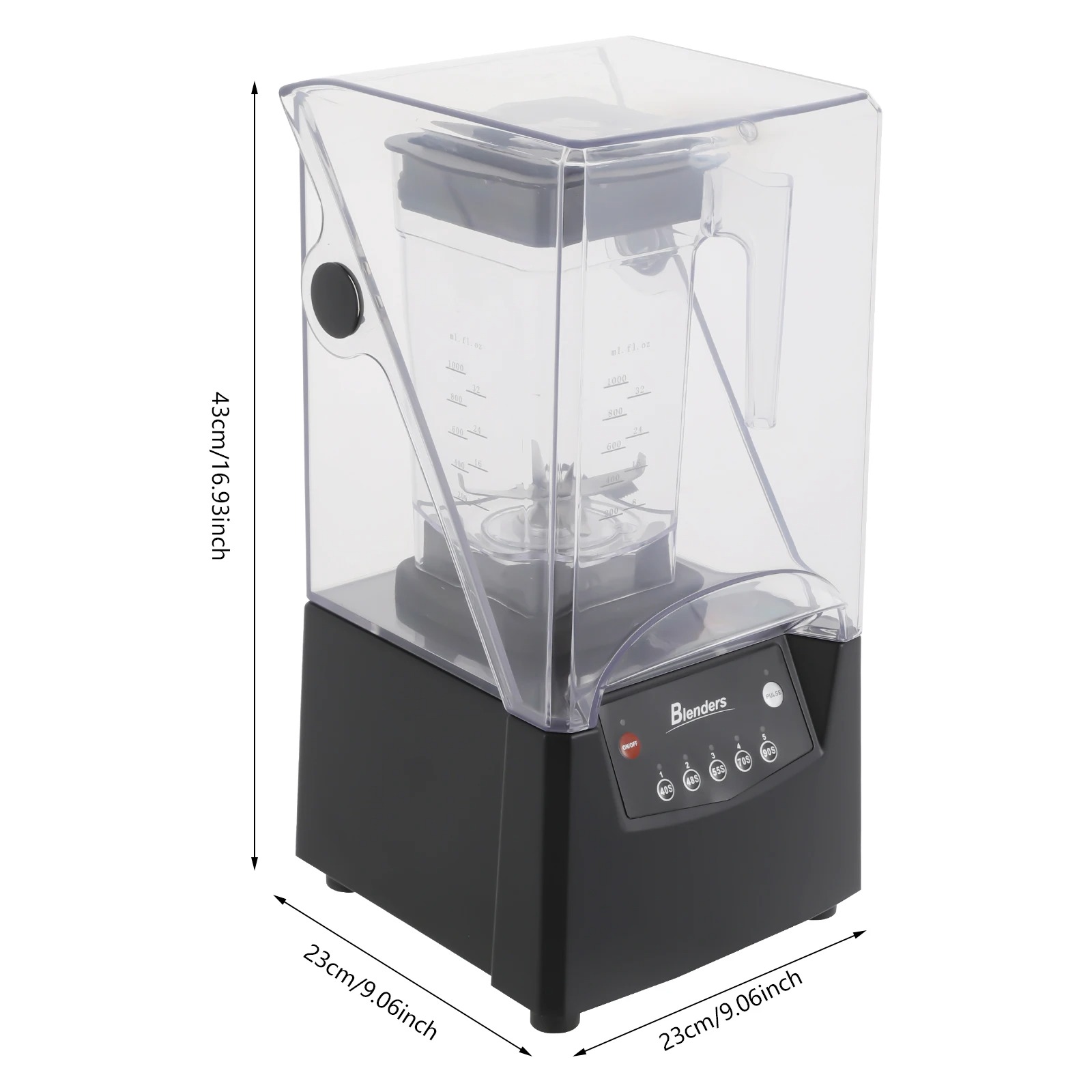 Yunlin Blender Buah Smoothie Ice Crusher Silent Steel Blade 2600W 2L - XTY-333 Gambar produk Yunlin Blender Buah Smoothie Ice Crusher Silent Steel Blade 2600W 2L - XTY-333