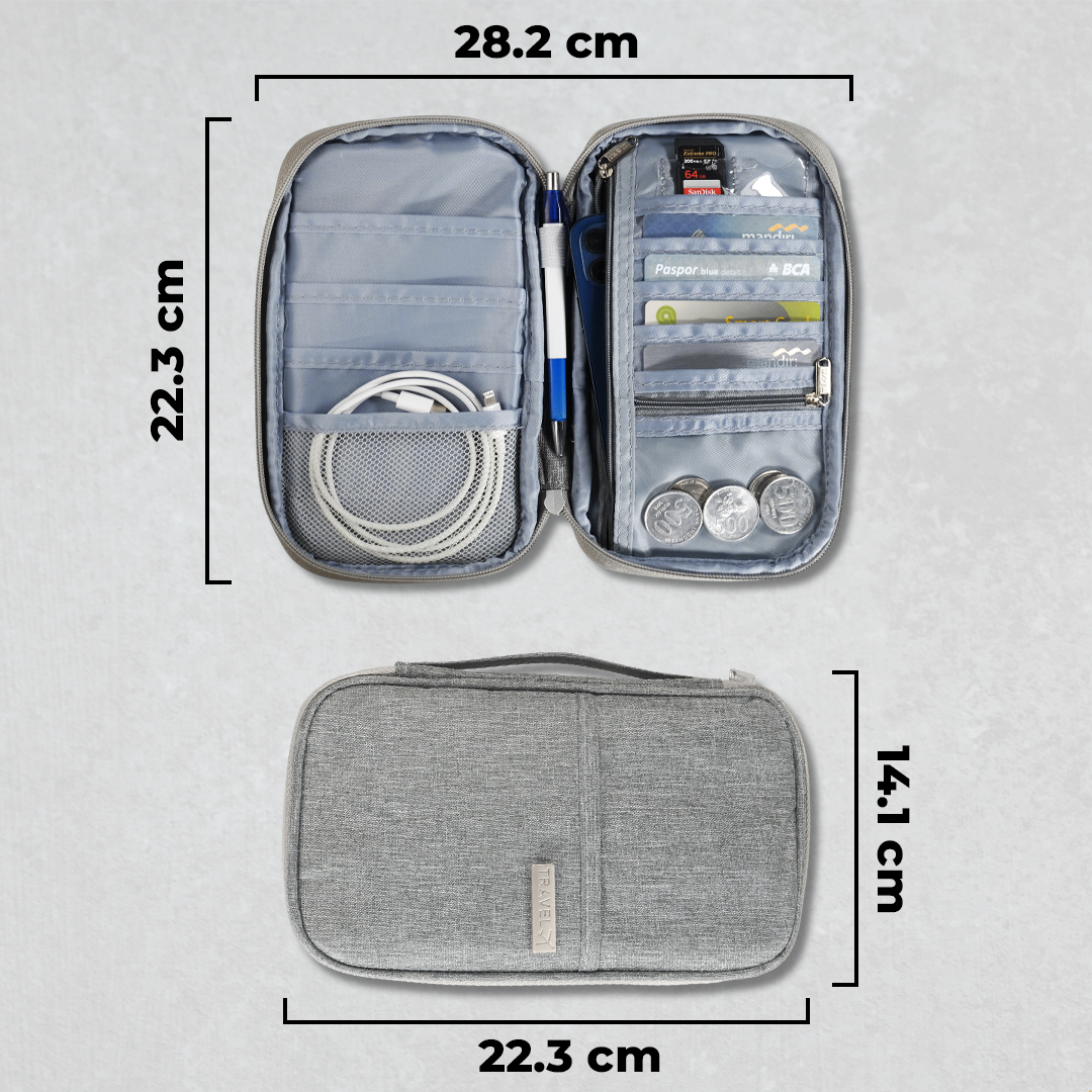 Gambar produk SHEFU Dompet Travel Paspor Card Holder Wallet 14 Slot Waterproof - S210