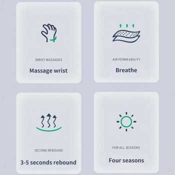 Gambar produk Vaydeer Sandaran Tangan Keyboard Mouse Wrist Rest Memory Foam - V415