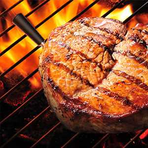 Gambar produk TAKA Termometer Makanan Digital Daging BBQ Bluetooth Wooden 1 Probe - TY510