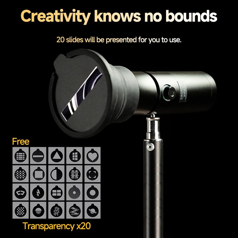 Gambar produk MIAOTU Senter Lampu Studio Fotografi 4in1 Color 20 Filter 7500mAh - H052