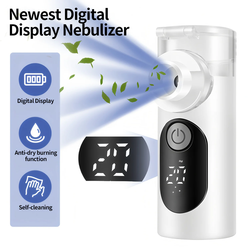 YAMAI Alat Terapi Pernapasan Mesh Nebulizer Portable Inhaler - YS-H301A Gambar produk YAMAI Alat Terapi Pernapasan Mesh Nebulizer Portable Inhaler - YS-H301A