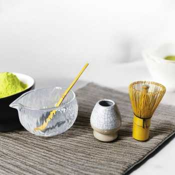 Gambar produk One Two Cups Matcha Set Chawan Chasen Stand Chashaku 470ml 4 PCS - WT174