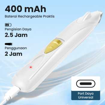 Gambar produk HWY Alat Cukur Bulu Kaki Hewan Elektrik Shaving Trimmer Pet 400mAh - H-400