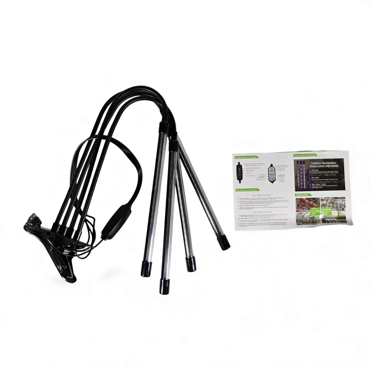 DQOK Grow Light LED USB Flexible Phytolamp 3 Color Spectrum 5V 4 - LD7448 Gambar produk DQOK Grow Light LED USB Flexible Phytolamp 3 Color Spectrum 5V 4 - LD7448