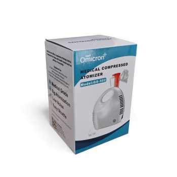 Gambar produk TaffOmicron Alat Terapi Pernapasan Compressor Nebulizer Inhaler - GS-302
