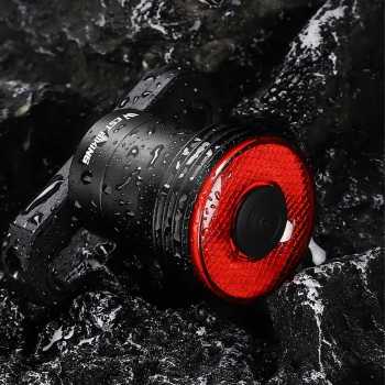 Gambar produk WEST BIKING Lampu Belakang Sepeda Tail Light Signal 5 Modes IPX5 - WS-50