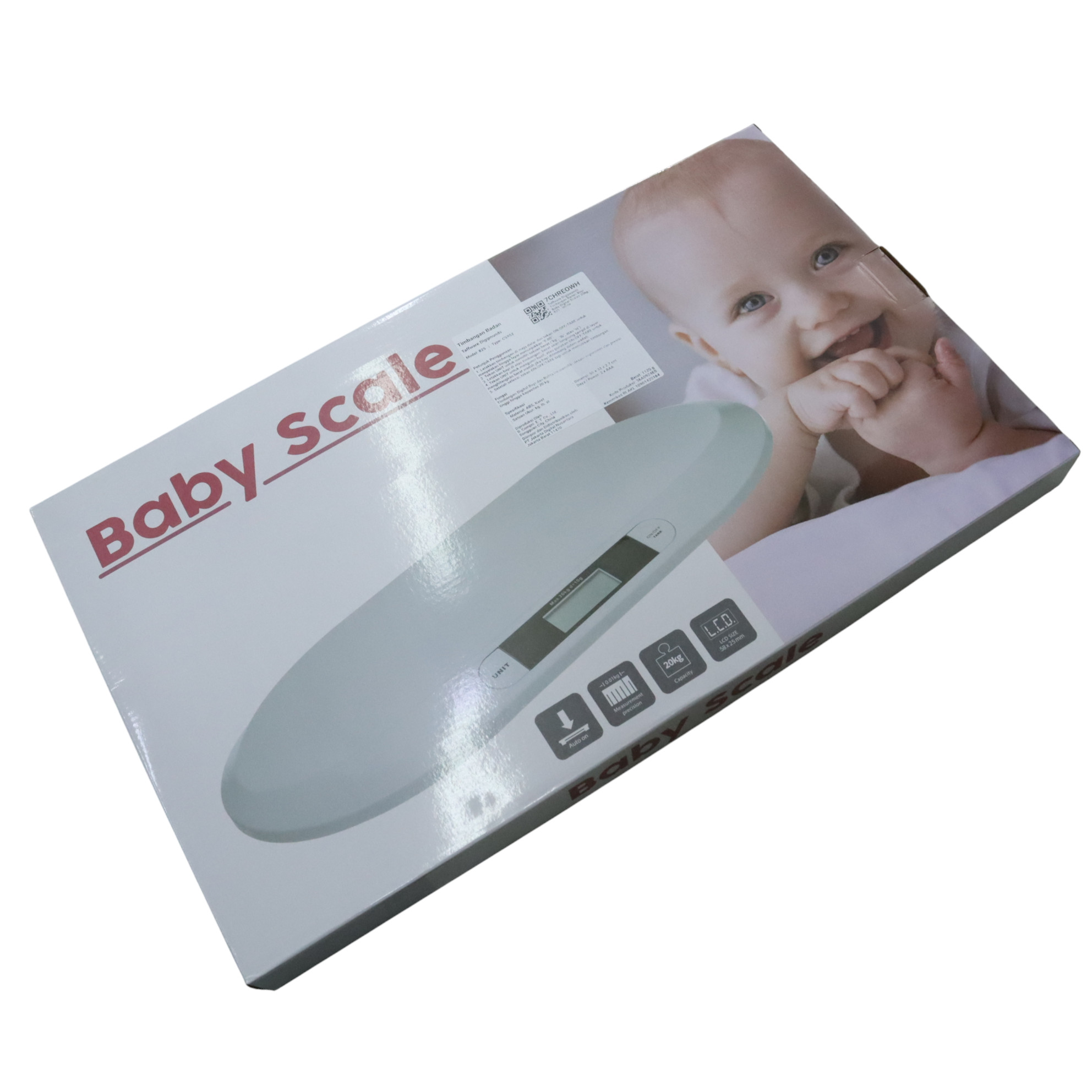 Taffware Digipounds Timbangan Badan Bayi Baby Digital Scales 20kg - 825 Gambar produk Taffware Digipounds Timbangan Badan Bayi Baby Digital Scales 20kg - 825