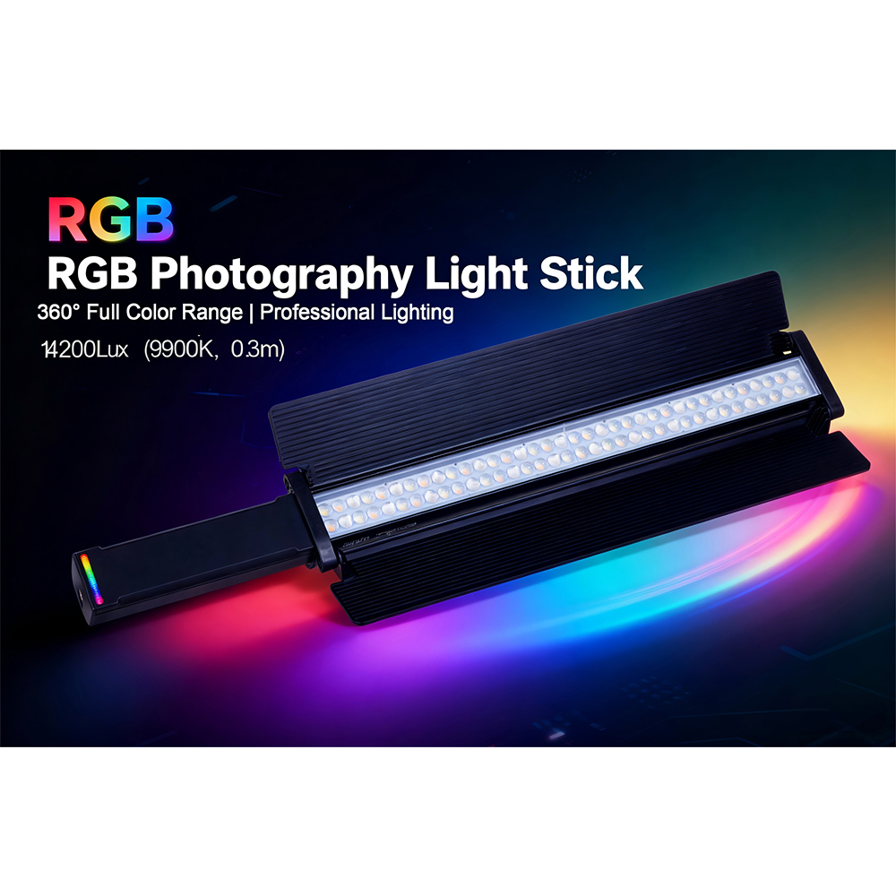 LIYADI Lampu Studio Tube Light Stick RGBW 24 Mode OLED 5200mAh 24W - C2 Gambar produk LIYADI Lampu Studio Tube Light Stick RGBW 24 Mode OLED 5200mAh 24W - C2