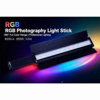 LIYADI Lampu Studio Tube Light Stick RGBW 24 Mode OLED 5200mAh 24W - C2