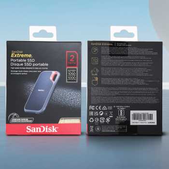 Gambar produk SanDisk Extreme Portable SSD 1050MB/s USB Type C 3.2 2TB - SDSSDE61
