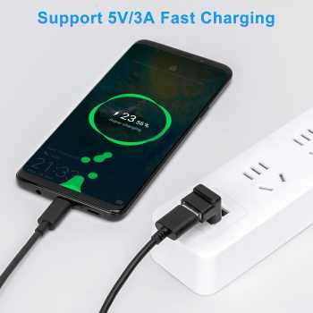 Gambar produk GETA Adaptor USB 3.2 Type A Male ke A Female L Shape 10 Gbps - G-02