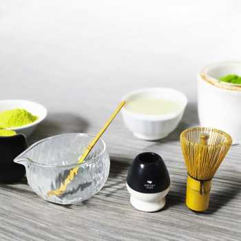 Gambar produk One Two Cups Matcha Set Chawan Chasen Stand Chashaku 470ml 4 PCS - WT174