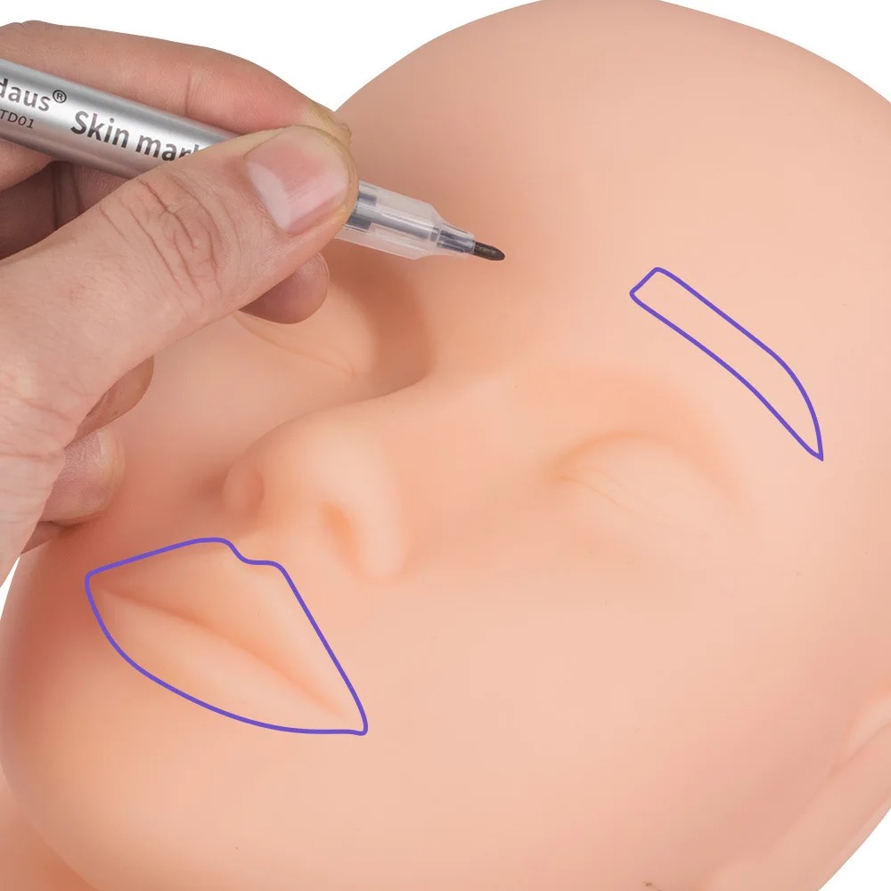 Tondaus Medical Skin Marker Double Head Tip Spidol Kulit Operasi - TD02 Gambar produk Tondaus Medical Skin Marker Double Head Tip Spidol Kulit Operasi - TD02