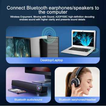 Gambar produk Kebidu Adapter Bluetooth 5.4 USB Dongle Receiver Transmitter - KD-54