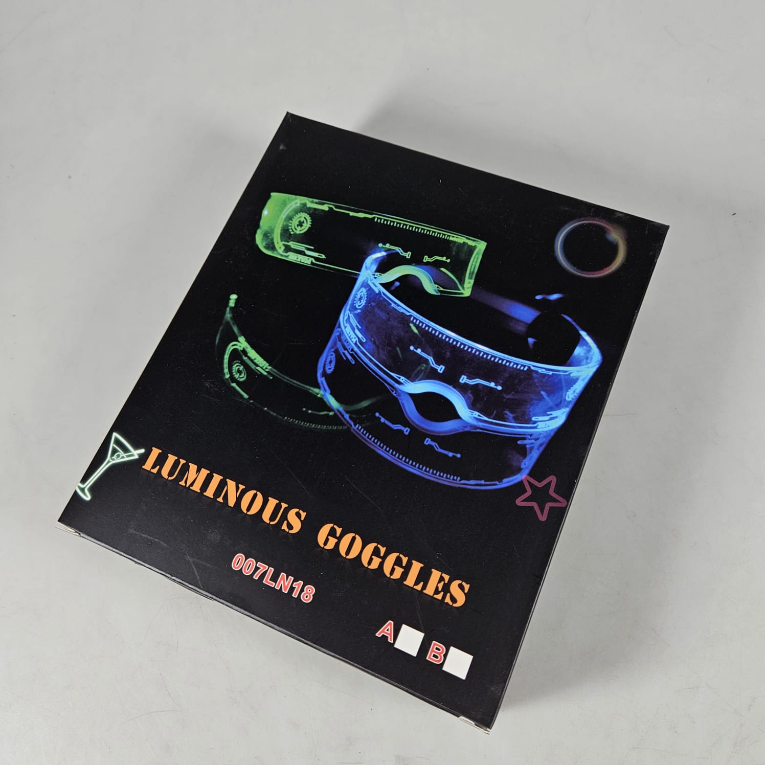 PRAMP Kacamata LED Light Party Luminous Glasses Acrylic RGB - 007LN18 Gambar produk PRAMP Kacamata LED Light Party Luminous Glasses Acrylic RGB - 007LN18