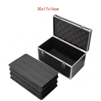 Gambar produk DUTRIEUX Tas Koper Penyimpanan Barang Toolbox Hard Case Aluminium 30x17x16cm - DT-56