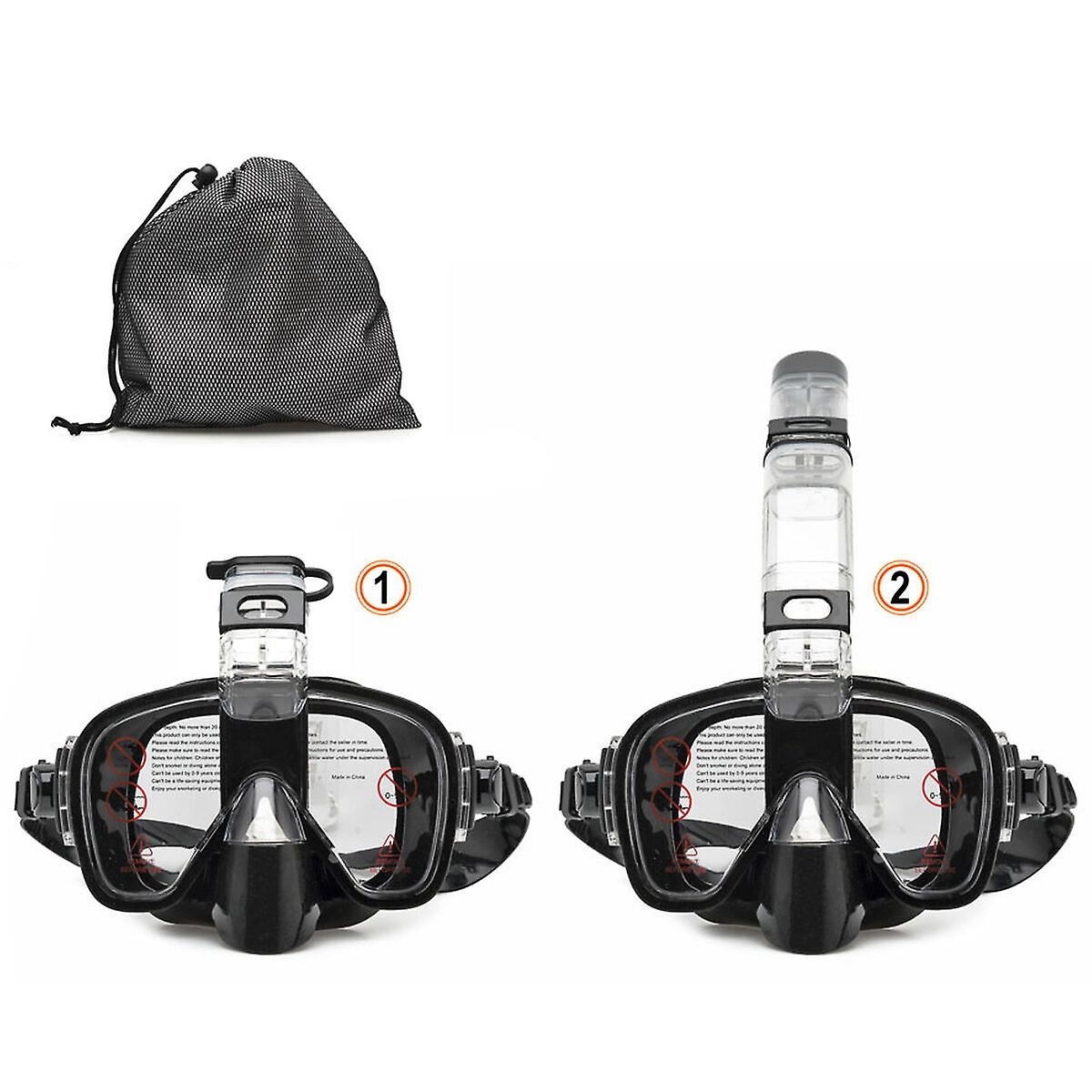 Gambar produk Huacheng Kacamata Selam Scuba Diving Snorkeling Goggles Set L/XL - QW-01