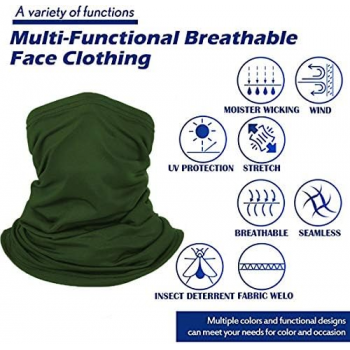 Gambar produk KAJAB Masker Motor Half Face Elastis Outdoor Breathable Quick Dry - KJ51