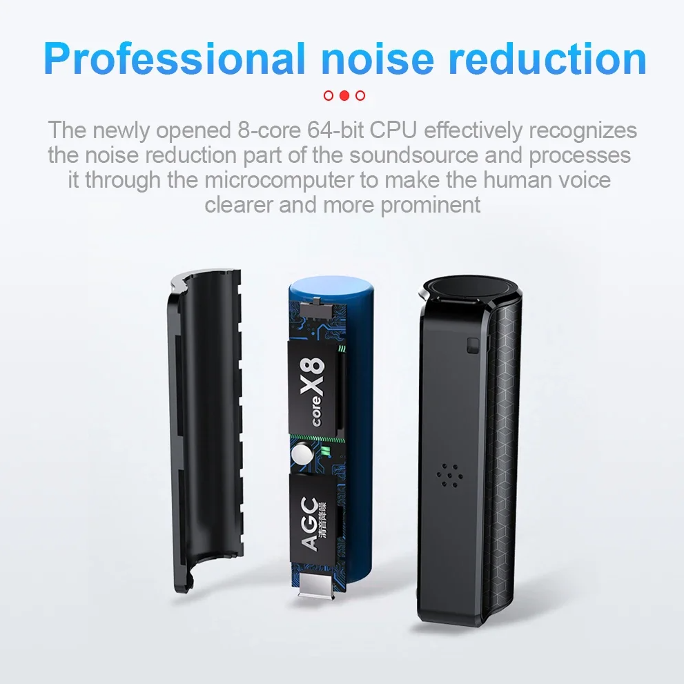 JAKCOM Perekam Suara Portabel Voice Recorder Noise Reduction 32GB - Q-70 Gambar produk JAKCOM Perekam Suara Portabel Voice Recorder Noise Reduction 32GB - Q-70