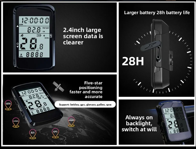 LANKEMI Speedometer Sepeda Wireless Bicycle GPS Bike Rechargeable - LK1 Gambar produk LANKEMI Speedometer Sepeda Wireless Bicycle GPS Bike Rechargeable - LK1