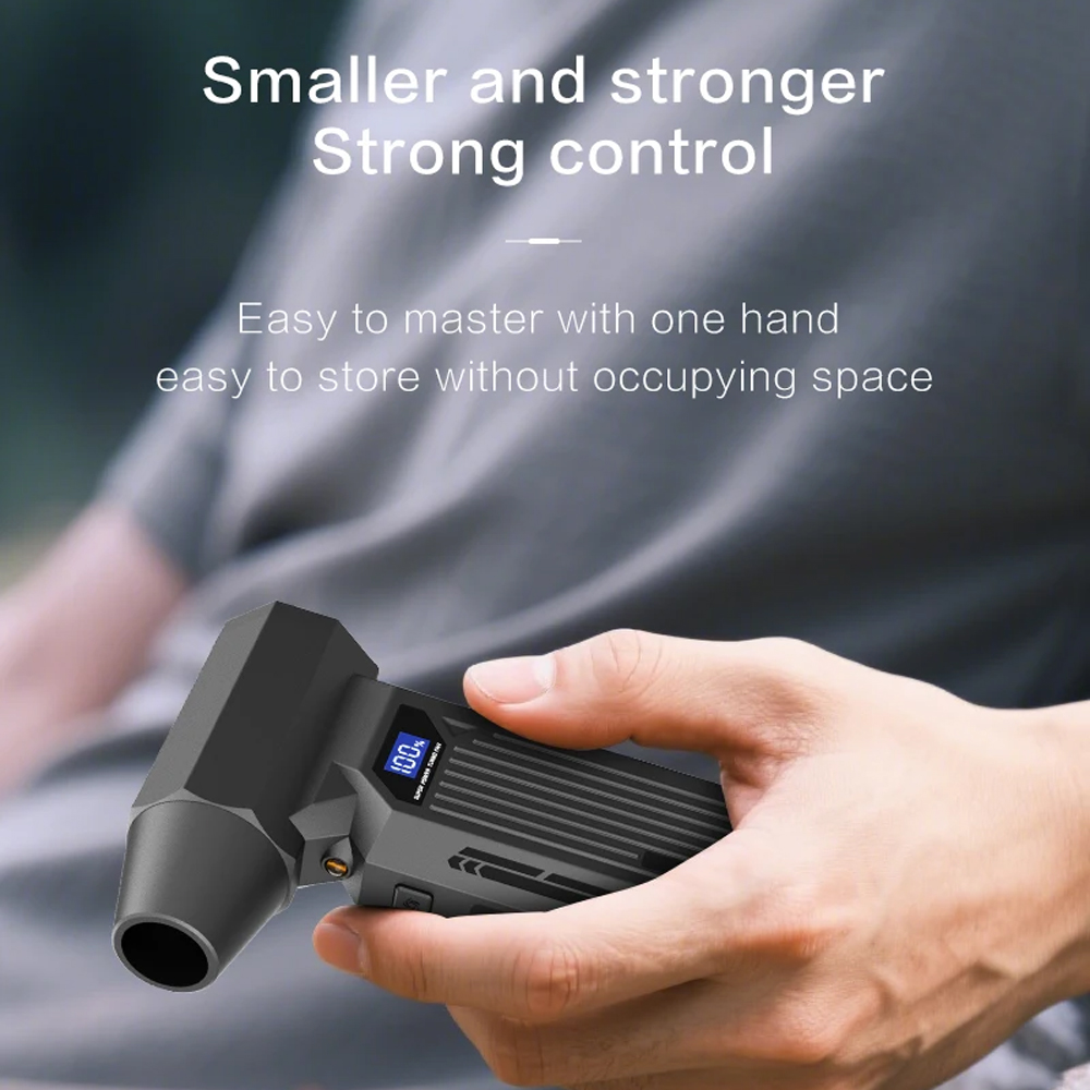 Gambar produk PINTUDY Air Duster Blower Vacuum Turbo Jet Fan 110000RPM 2000mAh 110W - Z2