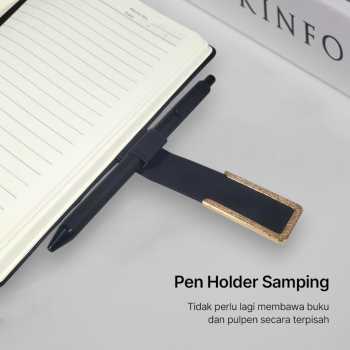 Gambar produk Toddi Buku Jurnal Hardcover Notebook Diary A5 80GSM 200 Halaman Lined - TD663