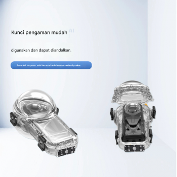 Gambar produk YAZE Underwater Waterproof Case Diving Invisible 50M for Insta360 X5 - I3X5