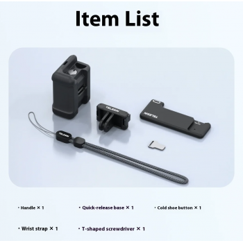 Gambar produk TELESIN Handle Grip for DJI Action 3/4/5 Pro and TELESIN Metal Cage - S6-FMS-23-TDJ