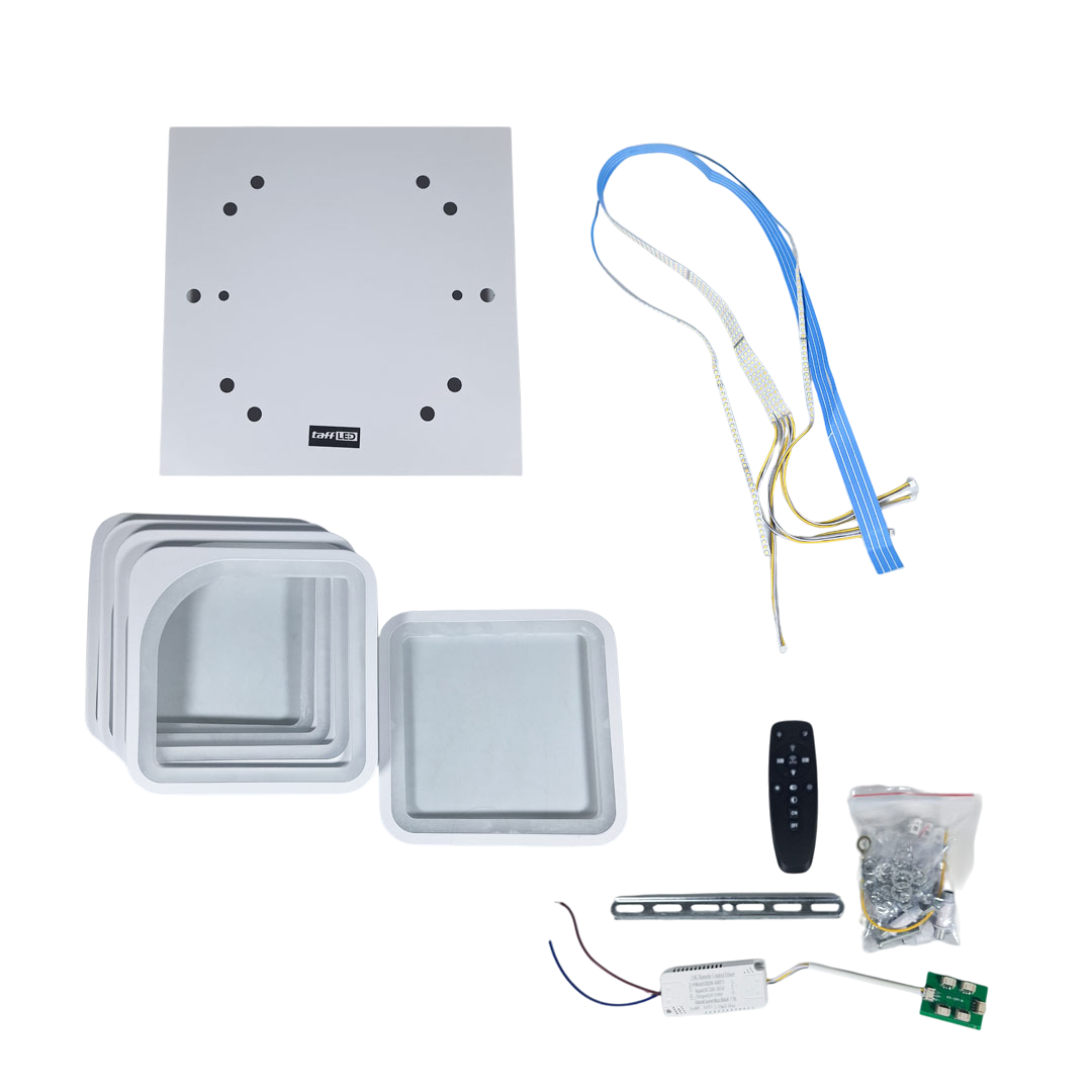 Gambar produk TaffLED Lampu Plafon LED Chandelier Dimmable 60W 5 Head 3in1 Color - 8626