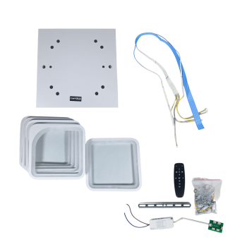 Gambar produk TaffLED Lampu Plafon LED Chandelier Dimmable 60W 5 Head 3in1 Color - 8626