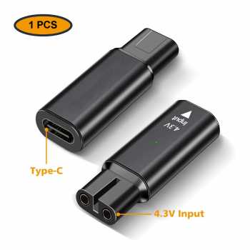 Gambar produk TUBRAN OTG Adapter Type C Female to Philips Shaver Electric Razor 4.3V - A00390