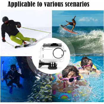 Gambar produk YAZE Underwater Diving Housing Case 45M for DJI Action 5 Pro/4/3 - ID5P