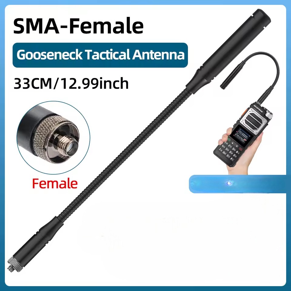 ABBREE Antena HT Walkie Talkie Radio Dual Band SMA-Female 144/430MHz - AB-43 Gambar produk ABBREE Antena HT Walkie Talkie Radio Dual Band SMA-Female 144/430MHz - AB-43