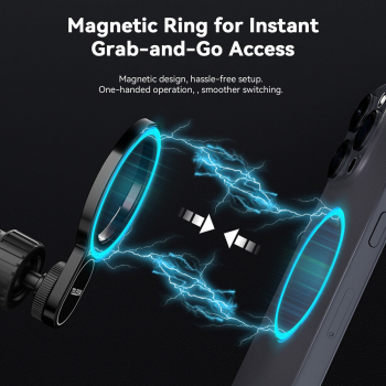 Gambar produk TELESIN MagSafe Foldable Lazy Arm Smartphone Table Aluminum Clamp - P3-DS-02