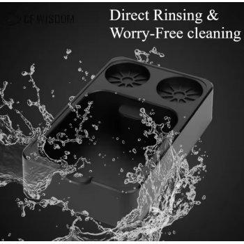 Gambar produk CF WISDOM Wadah Ampas Kopi Espresso Knock Box Barista 150x250x56mm - CF-55