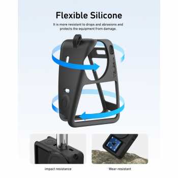 Gambar produk TELESIN Case Pelindung Kamera Aksi Silicone DJI Osmo Action 6 - S6-PTC-11