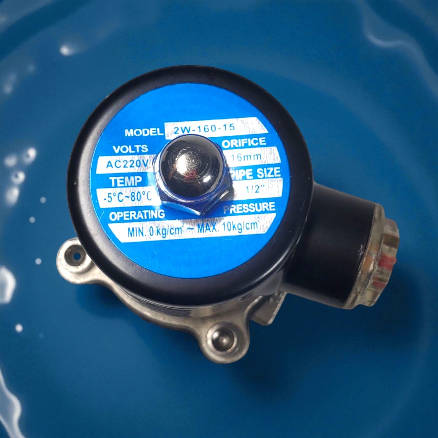 GRT Solenoid Water Valve Stainless Steel Normally Close 220V 1/2 Inch - 2W-160-15 Gambar produk GRT Solenoid Water Valve Stainless Steel Normally Close 220V 1/2 Inch - 2W-160-15