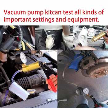 Gambar produk XITUAN Alat Pompa Minyak Rem Mobil Motor Manual Vacuum Bleeder Kit - XT-760