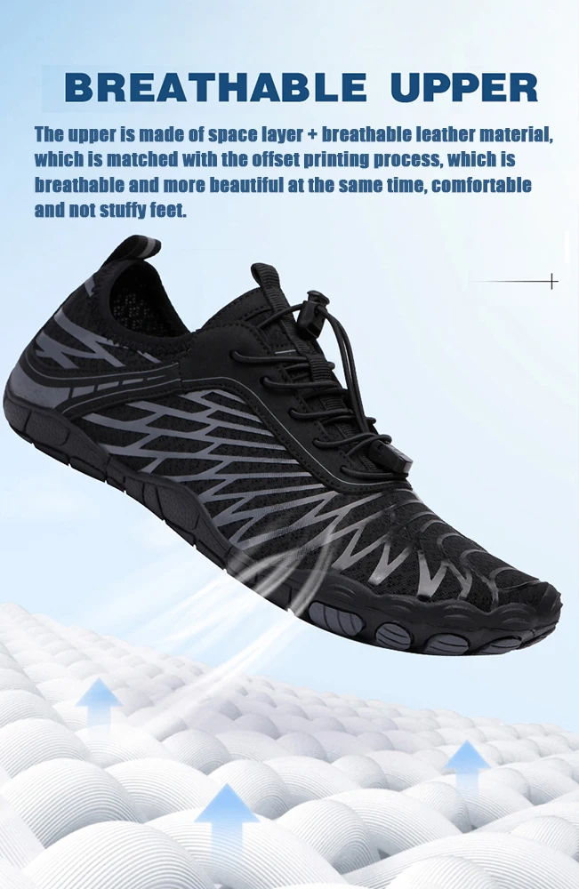 LOPZ Sepatu Lima Jari Outdoor Breathable Hiking Unisex Sports Shoes 42 - L442 Gambar produk LOPZ Sepatu Lima Jari Outdoor Breathable Hiking Unisex Sports Shoes 42 - L442