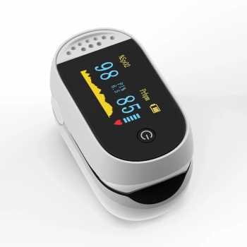 Gambar produk OXIDO Fingertip Pulse Oximeter Alat Ukur Saturasi Oksigen Darah OLED - C101B1