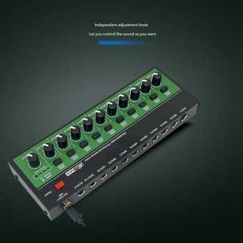 Gambar produk MAOCAR Mixer Audio 10 Channel USB Mono Stereo Type C Portable - MX1002