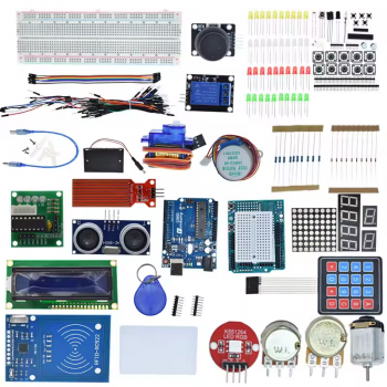 Gambar produk LeMi Starter Kit Arduino UNO R3 Breadboard LCD1602 Motor Servo Jumper - LR023