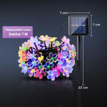 Gambar produk YUSHILED Lampu Hias String Lights 50 LED 7M with Solar Panel - M072